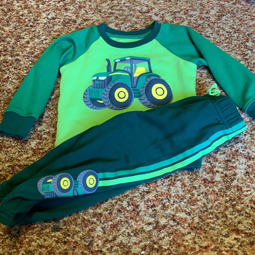 John Deere outfit